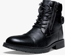 Load image into Gallery viewer, Vostey Men's Boots Boots for Men Casual Boots Motorcycle Combat Ankle Dress Boots Mens