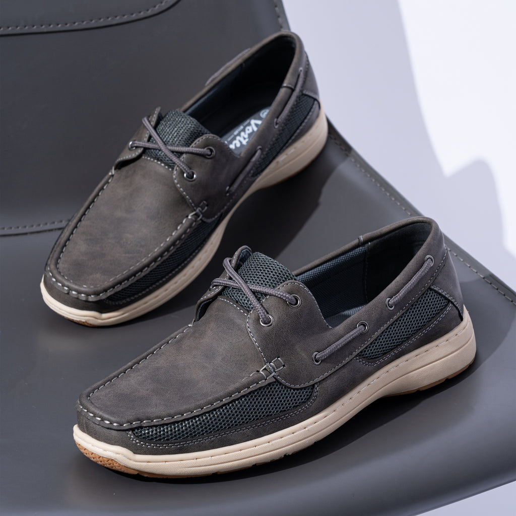 Vostey Men's Boat Shoes Slip On Stylish Casual Loafers Deck Shoes for Men