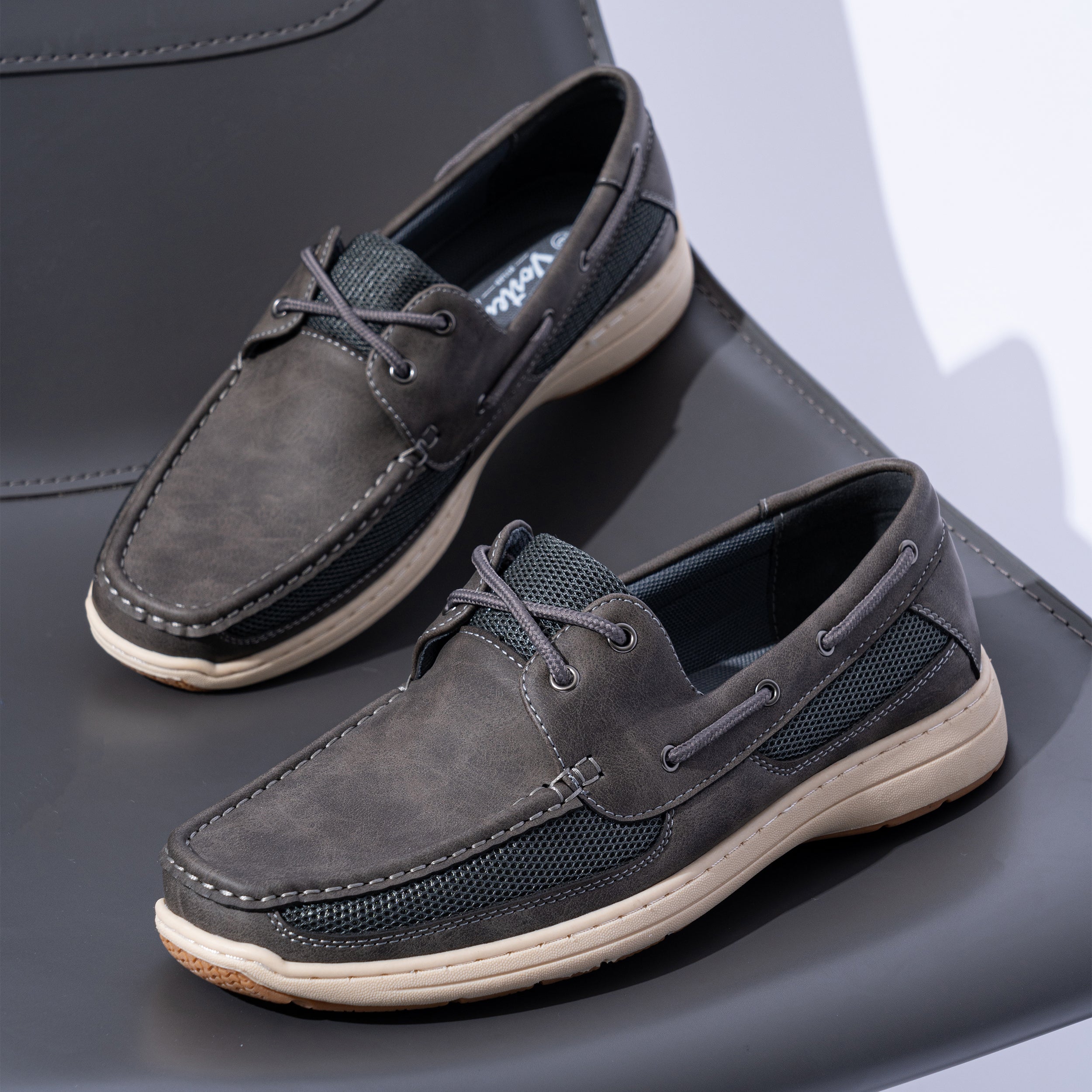 Vostey Men's Boat Shoes Slip On Stylish Casual Loafers Deck Shoes for Men