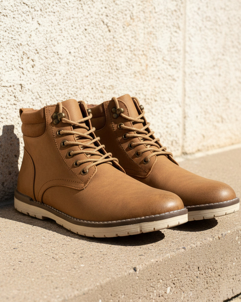 Vostey Men's Hiking Boots Waterproof Casual Chukka Boots for Men
