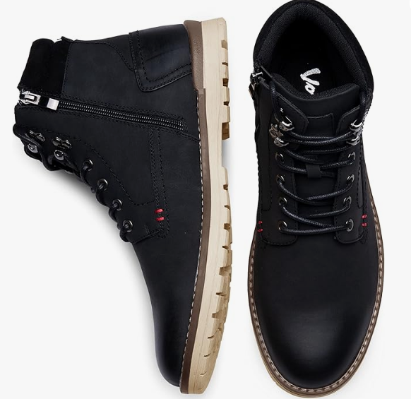 Vostey Men's Chukka Boots Motorcycle Casual Hiking Boot for Men