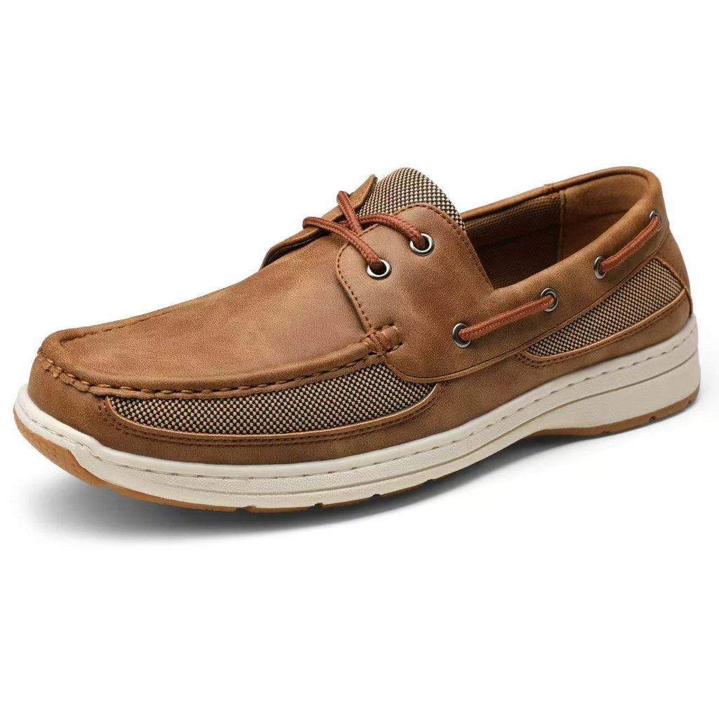 Vostey Men's Boat Shoes Slip On Stylish Casual Loafers Deck Shoes for Men