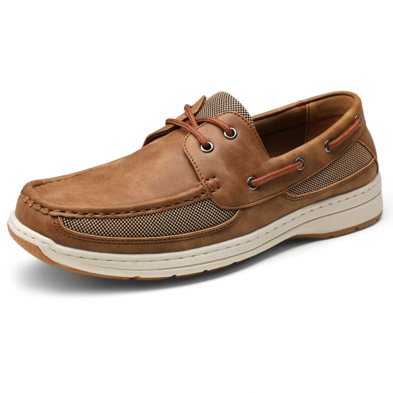 Vostey Men's Boat Shoes Slip On Stylish Casual Loafers Deck Shoes for Men