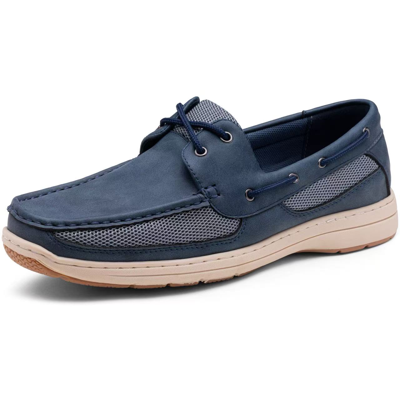 Vostey Men's Boat Shoes Slip On Stylish Casual Loafers Deck Shoes for Men