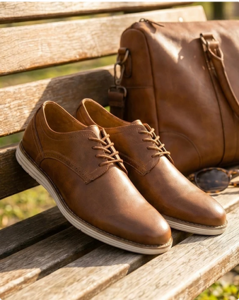 chinese dress ladies Oxford Dress Shoe Work Casual Leather Genuine Shoes for Men Business Brown Black Driving Fashion Men's Formal Mens Walking Boat Comfort Cowhide Male main image 0