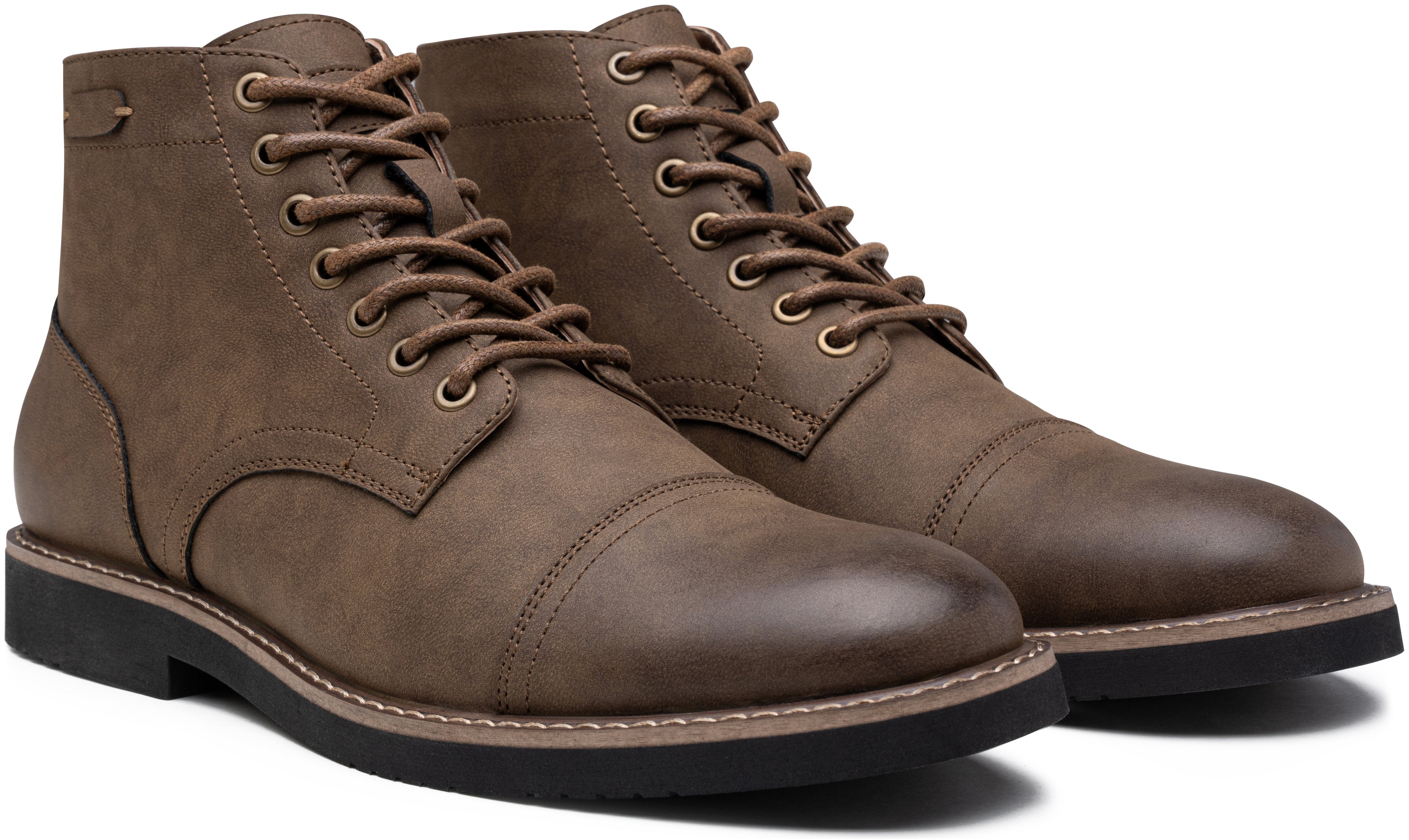 Vostey Men Boots Leather Cap Toe Casual Boots Chukka Fashion Dress Boo VOSTEY SHOES Vostey Men Boots Leather Cap Toe Casual Boots Chukka Fashion Dress Boo VOSTEY SHOES