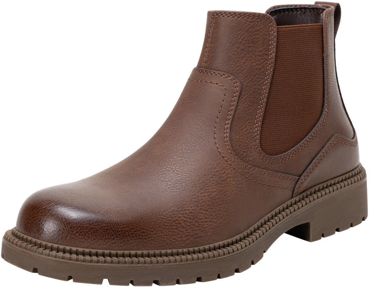 Vostey Men's Chelsea Boots Slip On Casual Ankle Boots