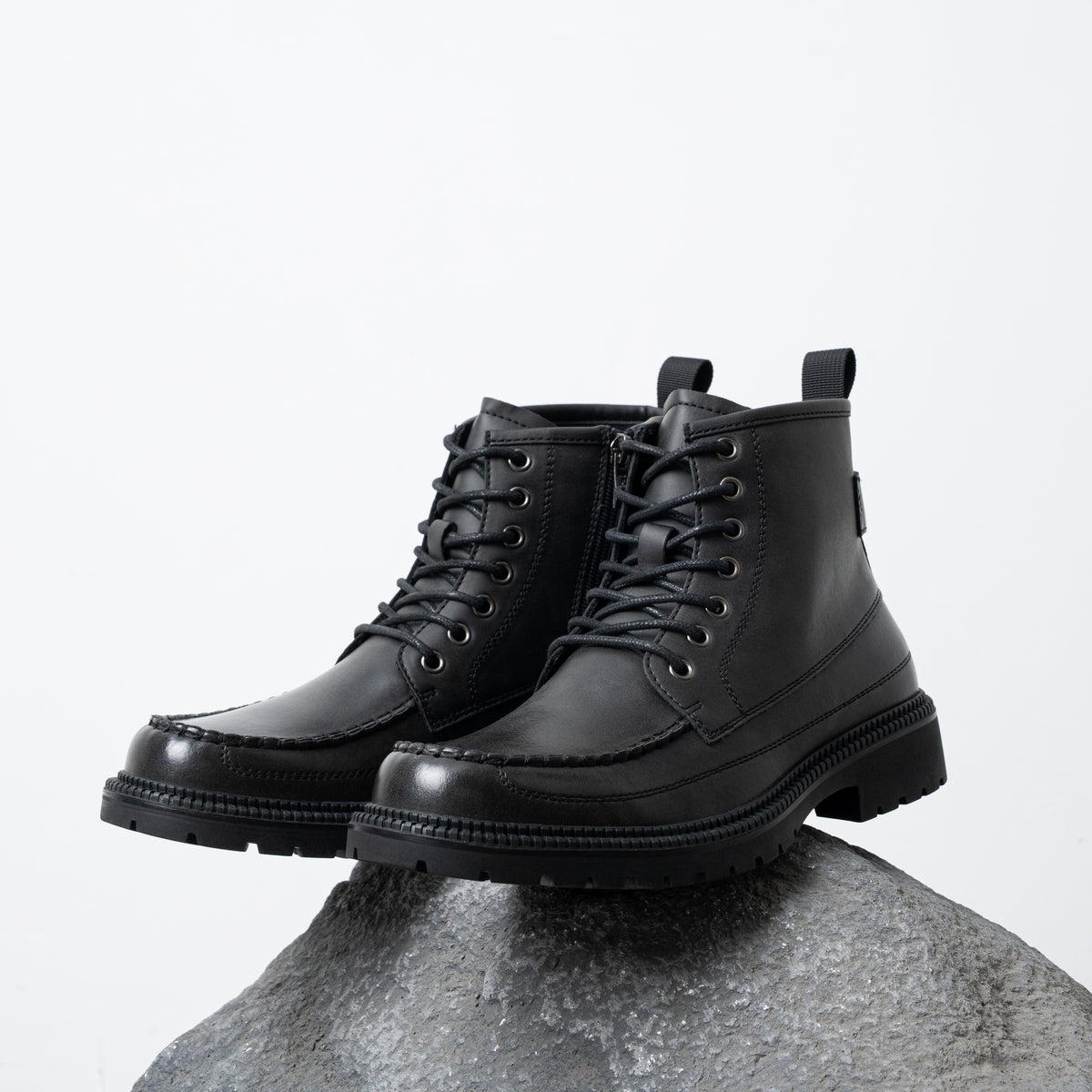 Vostey Men's Chukka Boots Lace-Up Combat Boots Casual