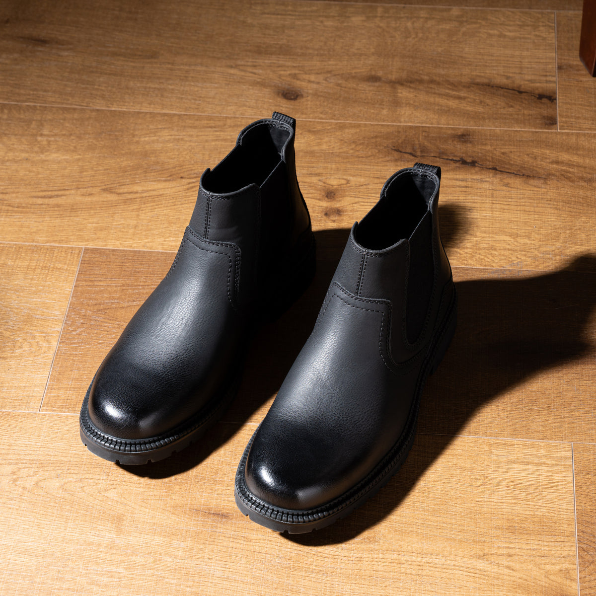 Vostey Men's Chelsea Boots Slip On Casual Ankle Boots