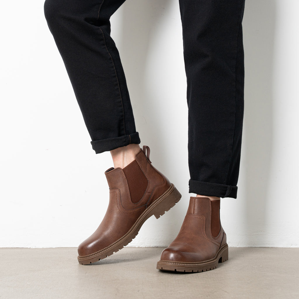 Vostey Men's Chelsea Boots Slip On Casual Ankle Boots