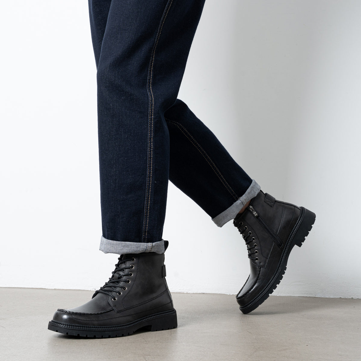 Vostey Men's Chukka Boots Lace-Up Combat Boots Casual